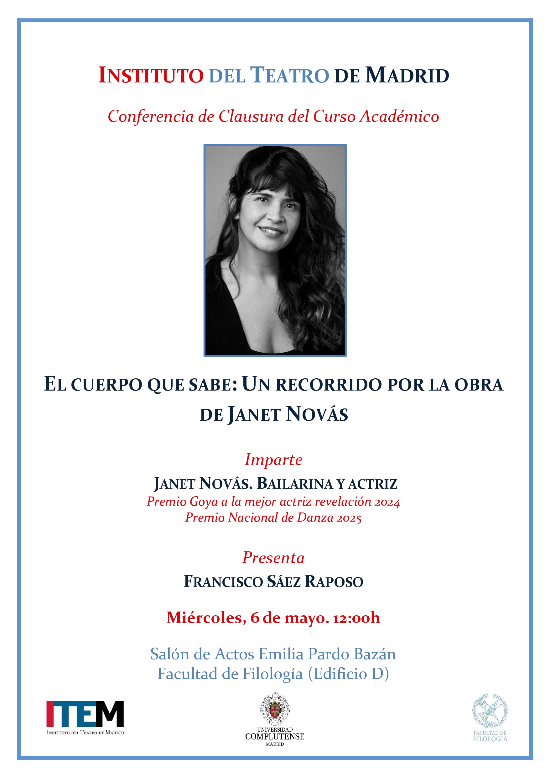 Conferencia de Clausura del Curso Académico